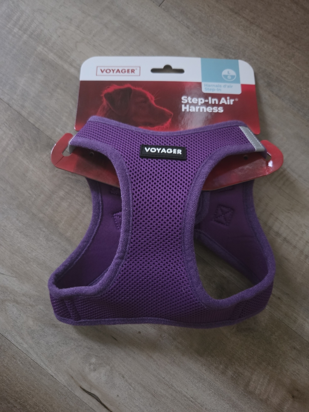 Voyager Purple Step-In Mesh Dog Harness